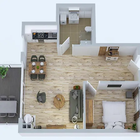 Gelassenheit - Modernes Am Krakower شقة *